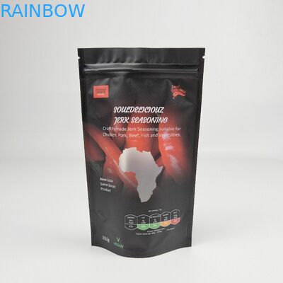 حزمة ملونة متطابقة قابلة لإعادة الإغلاق الحقيبة الوقوفية من ورق الألومنيوم حزمة زيب قفل حقيبة Doypack Mylar حقيبة التعبئة الغذائية