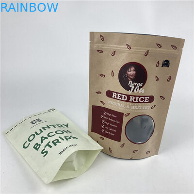 ضمان الجودة الوقوف كيس من ورق الألومنيوم مع سحب الغذاء وجبات خفيفة