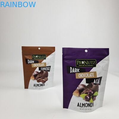 بطاقة مخصصة الطباعة الرقمية البلاستيكية زيب قفل كيس مسطح مع أكياس من ورق الألومنيوم لأكياس الحلوى