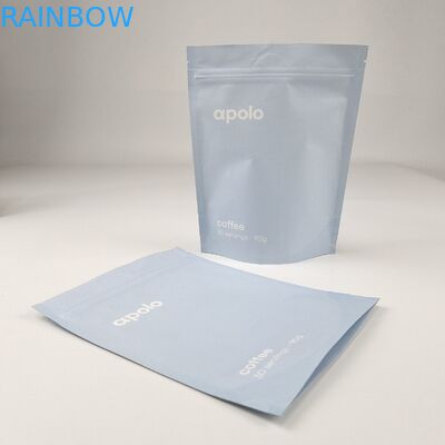 صديقة للبيئة الوقوف فوق كيس الصف الغذائي زيب قفل الحرارة الختم المطبوع الحيوي قابلة للتحلل الغذائية المخصصة كيس الورق الكرافت