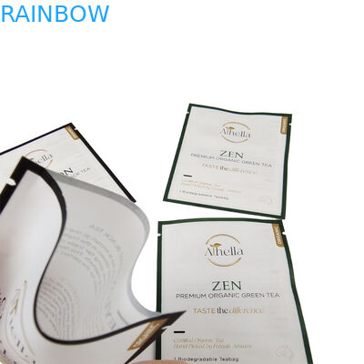 حقيبة صغيرة الحجم قابلة للتسميد خصيصا للشاي والقهوة مسحوق الورق الكرافت قابلة للتحلل البيولوجي كيس للاسمنت