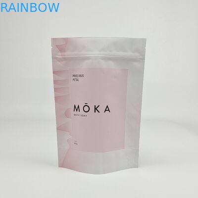 بيع بالجملة المطبوعة حسب الطلب Stand Up Doypack Mylar 100g 250g 500g كيس التنظيف الجسدي كيس التعبئة المالحة الحمام