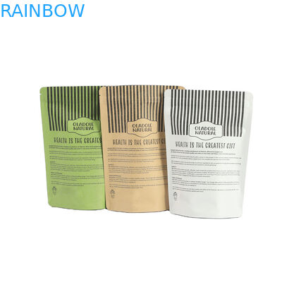 أكياس الورق الكرافت الغذائية للمانجو مسحوق الأطعمة الكوكيز المكسرات الأطعمة الحيوانات الأليفة الصديقة للبيئة الشاي ترك كيس ورق عديم الرائحة