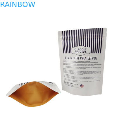 الجودة العالية المخصصة الصديقة للبيئة الوقوف كيس ورق الكرافت للحيوانات الأليفة الكلب القطة علاج الطعام الدرجة دليل الرطوبة كيس