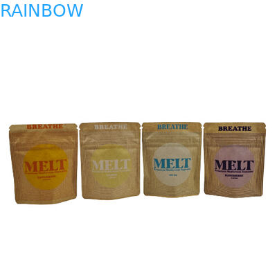 كيس كرافت للورق القهوة المطبوعة حسب الطلب كيس كرافت لورق قابلة لإعادة التدوير مخصص