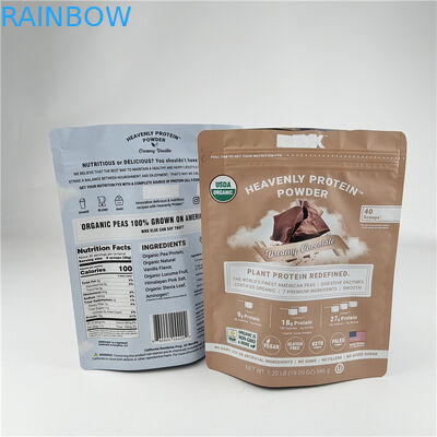 الطباعة الرقمية المخصصة أكياس السحاب الوقوف ضد الرائحة ضد الرطوبة