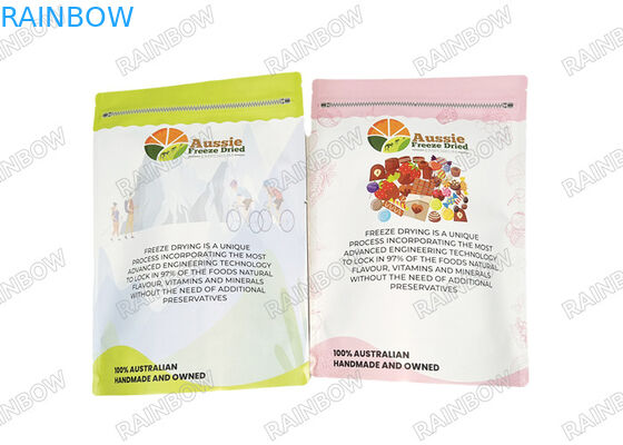 بطاقة طباعة مخصصة كيس الشاي الوقوف الغذاء التعبئة الورقية الألومنيوم كيس مايلر