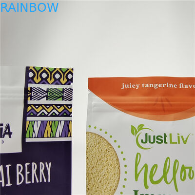 أفضل بيع الصديق البيئي الوقوف الحقيبة مع سحاب دليل الرطوبة أكياس التعبئة والتغليف البلاستيكية الصف الغذائي