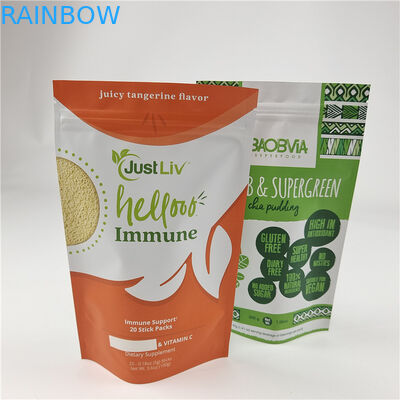 أفضل بيع الصديق البيئي الوقوف الحقيبة مع سحاب دليل الرطوبة أكياس التعبئة والتغليف البلاستيكية الصف الغذائي