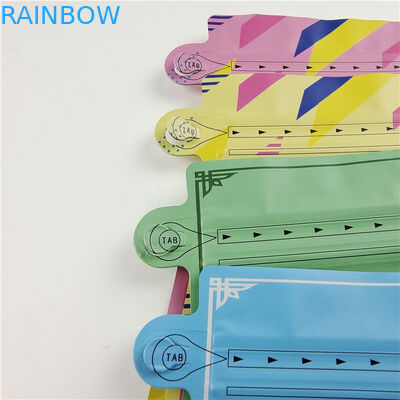 شعار مخصص طلاء متطاطي ختم حرارة الختم مواد التعبئة والتغليف الغذائي ورق الألومنيوم حقيبة وجبات خفيفة التعبئة والتغليف