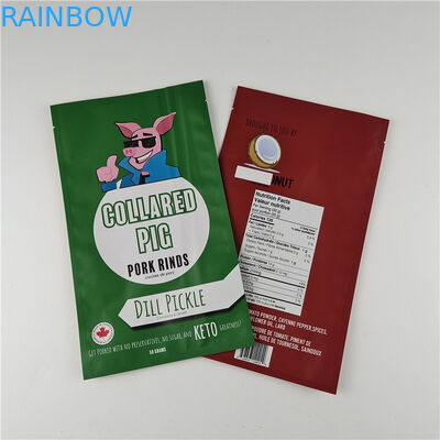 المصنع حجم مخصص التخزين حقيبة الوجبات الخفيفة التعبئة والتغليف غطاء الألومنيوم الصفيحة الوقوف الحقيبة حقيبة التعبئة والتغليف