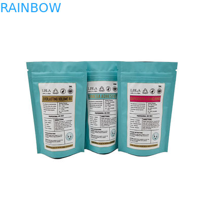 تخصيص أكياس الختم ثلاثية الجانب أكياس الشاي التعبئة والتغليف في لامعة أو متطاطية النهاية