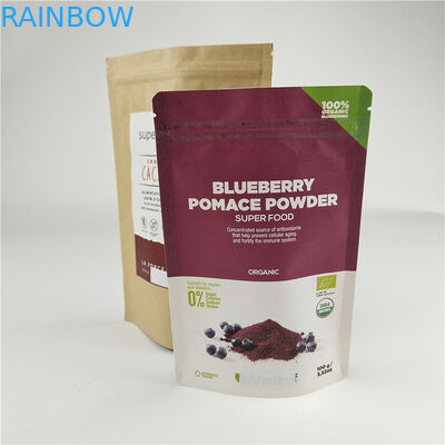 مواد التعبئة والتغليف الغذائي الطباعة الرقمية المخصصة الوقوف أكياس الزيبر مقاومة للرائحة والرطوبة