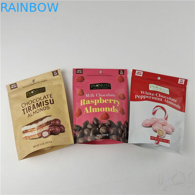 الطباعة الرقمية عالية الجودة المخصصة PE القابلة لإعادة الاستخدام حقيبة السحاب البلاستيكي الوقوف كيس مايلر