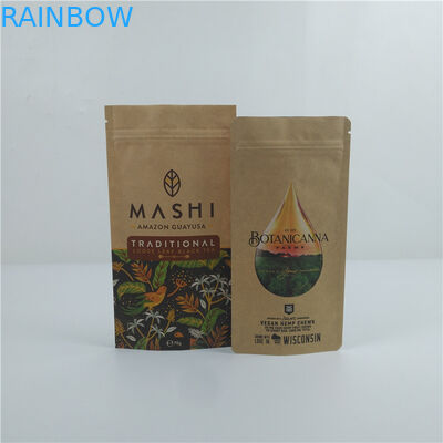 كيس ورق الكرافت القابل للتسمم حسب الطلب كيس ورق قابلة للتحلل البيولوجي للطعام والاحتياجات