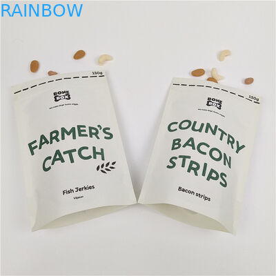 الطباعة الرقمية المخصصة أكياس الزيبر الوقوفية كيس الورق الكرافت المقاوم للرائحة