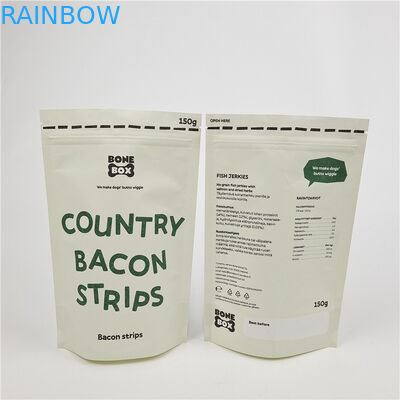 الطباعة الرقمية المخصصة أكياس الزيبر الوقوفية كيس الورق الكرافت المقاوم للرائحة