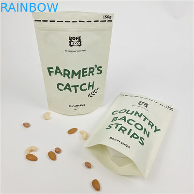 الطباعة الرقمية المخصصة أكياس الزيبر الوقوفية كيس الورق الكرافت المقاوم للرائحة