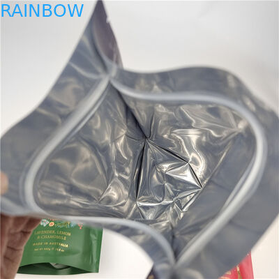 المقبولة حتى 10 ألوان متوافرة مواد تغليف الغذاء لأكياس الطباعة الرقمية مخصصة مع كيس التغليف السحاب