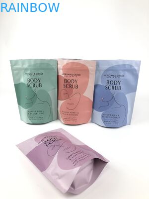 كيس التنظيف الجسدي القائم كيس التغليف التجميلي القابل للتخصيص بأحجام مختلفة