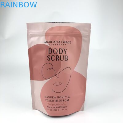 CDR AI PSD PDF تصميم ملف حمام الملح أكياس مايلر لمستحضرات التجميل أكياس مخصصة