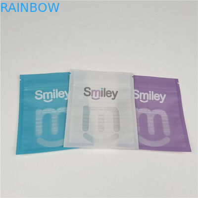 موازين الأسنان النظيفة مايلار أكياس بلاستيكية مغلقة من ثلاثة جوانب التعبئة والتغليف ضد التسرب والرطوبة