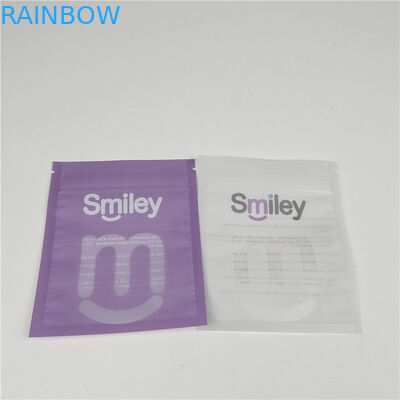 موازين الأسنان النظيفة مايلار أكياس بلاستيكية مغلقة من ثلاثة جوانب التعبئة والتغليف ضد التسرب والرطوبة