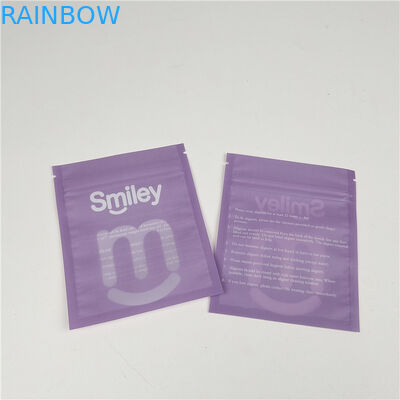 موازين الأسنان النظيفة مايلار أكياس بلاستيكية مغلقة من ثلاثة جوانب التعبئة والتغليف ضد التسرب والرطوبة