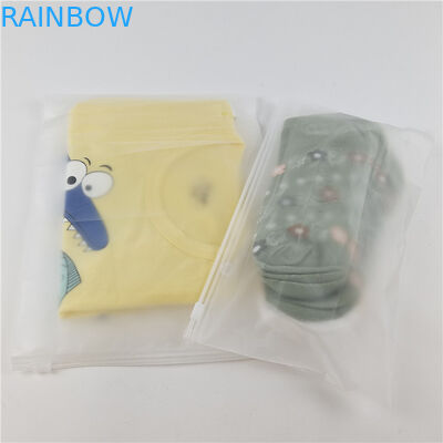 مصنع بيع بالجملة من البلاستيك الشفاف القميص الملابس كيس التعبئة مع الزيب والقرص المنزلق