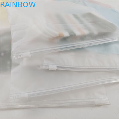مصنع بيع بالجملة من البلاستيك الشفاف القميص الملابس كيس التعبئة مع الزيب والقرص المنزلق