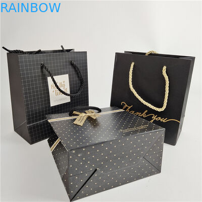 جودة عالية الطباعة الرقمية المخصصة شعار مطبوع كيس التسوق الورقية التعبئة الأبيض 110 غرام قابلة لإعادة الاستخدام