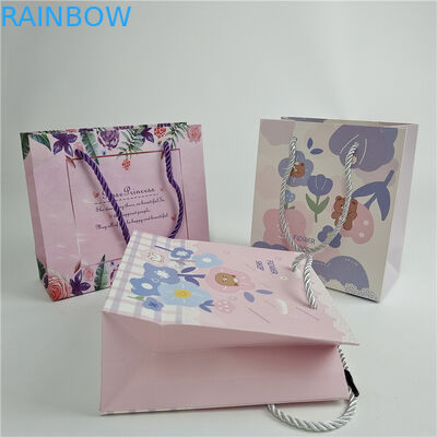 ضمان الجودة الترويجية الطباعة الرقمية المخصصة الشعار المطبوع حقيبة التسوق الورقية