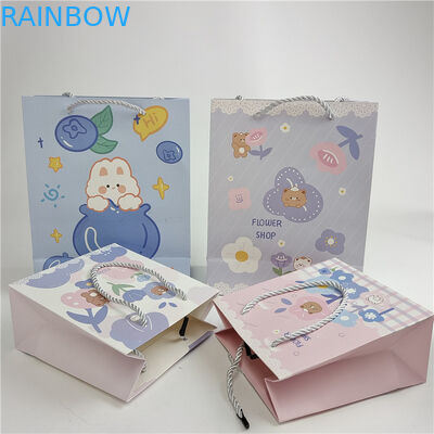 ضمان الجودة الترويجية الطباعة الرقمية المخصصة الشعار المطبوع حقيبة التسوق الورقية