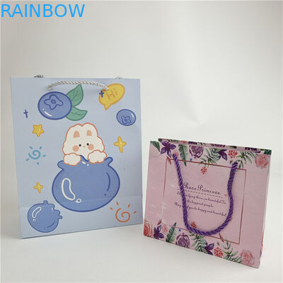 ضمان الجودة الترويجية الطباعة الرقمية المخصصة الشعار المطبوع حقيبة التسوق الورقية