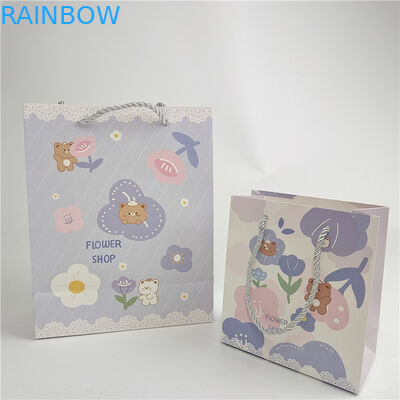 ضمان الجودة الترويجية الطباعة الرقمية المخصصة الشعار المطبوع حقيبة التسوق الورقية