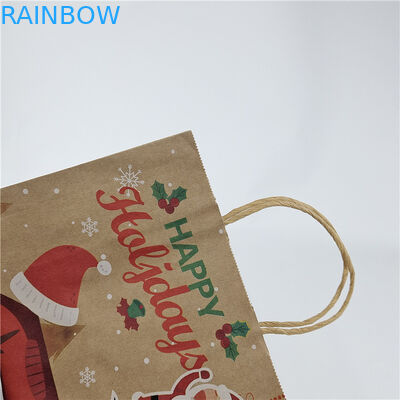 أكياس ورقية مخصصة مع سلك السحب للهدايا / الملابس / التسوق صديقة للبيئة وبأسعار معقولة