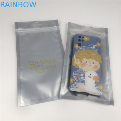 عالية الجودة شعار خاص مخصص حقائب الختم ثلاثية الجانب سهلة دموع خط حقيبة التعبئة مع نافذة