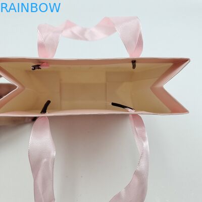 ضمان الجودة أكياس ورقية مخصصة للتسوق مع طباعة الشعار كيس الورق القابل للتحلل الحيوي