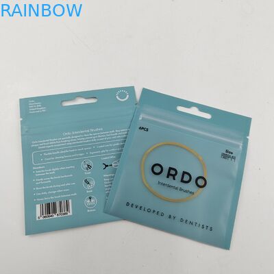 الصديقة للبيئة أفضل مبيعات قابلة لإعادة التدوير أكياس الختم ثلاثية الجانب لرعاية الأسنان