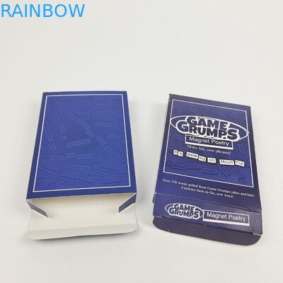 مقبول حتى 10 ألوان متاحة شعار مخصص مطبوع مربع ورقية لامعة