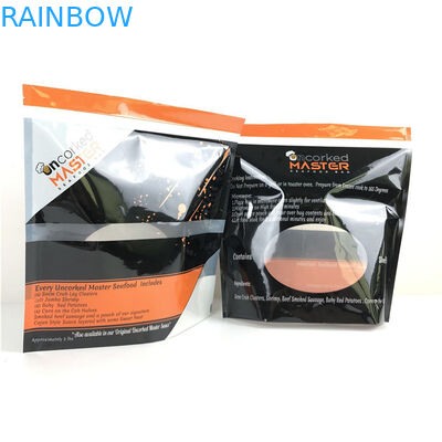 غلاف الألومنيوم متطابقة الوقوف الحقيبة زيبلوك الطباعة الحفرة لون مخصص