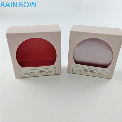 صناديق العرض المموجة من الورق المقوى شعار مخصص مطبوع للوجبات الخفيفة