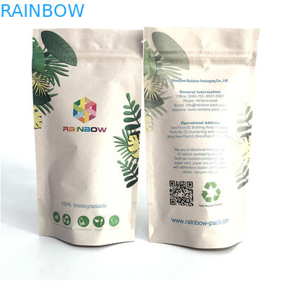 الشعار المخصص المطبوع قفاز سحب كيس قابلة لإعادة إغلاق البلاستيك أغلفة الغذاء