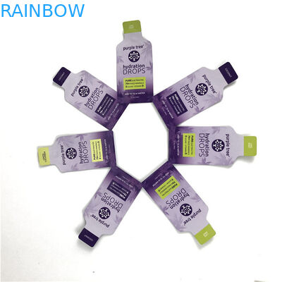 الشعار المخصص الساخن النهاية اللامعة الحجم المخصص والتصميم يحتاج أوراق الألومنيوم Mylar Doypack