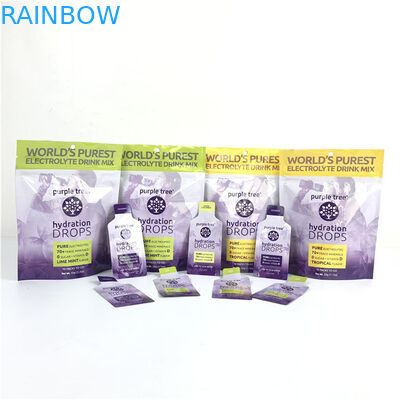 الشعار المخصص الساخن النهاية اللامعة الحجم المخصص والتصميم يحتاج أوراق الألومنيوم Mylar Doypack