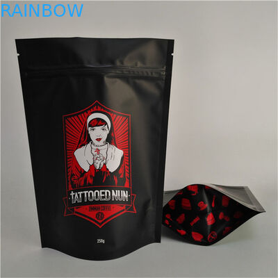 قف كيس مع زيب مات النهاية حسب الطلب الحجم والتصميم احتياجات الألومنيوم ورق مايلار Doypack