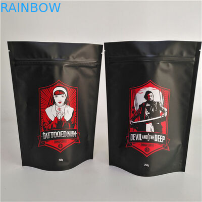 قف كيس مع زيب مات النهاية حسب الطلب الحجم والتصميم احتياجات الألومنيوم ورق مايلار Doypack