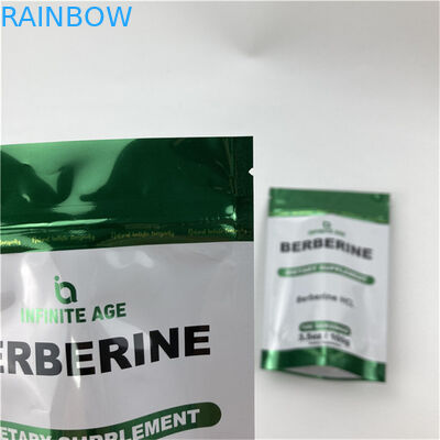 بيع بالجملة طباعة مخصصة واقفة حقيبة فارغة ضمان الجودة التعبئة والعبوة كيسات الألومنيوم الألياف مايلار مع حفرة دموع