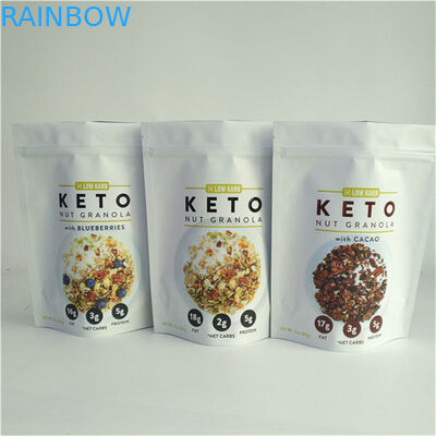 الصين المورد تصميم مخصص الطباعة الحجم المخصص والتصميم احتياجات الوقوف الحقائب مع السحاب للتغليف الغذائي