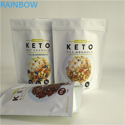 الصين المورد تصميم مخصص الطباعة الحجم المخصص والتصميم احتياجات الوقوف الحقائب مع السحاب للتغليف الغذائي